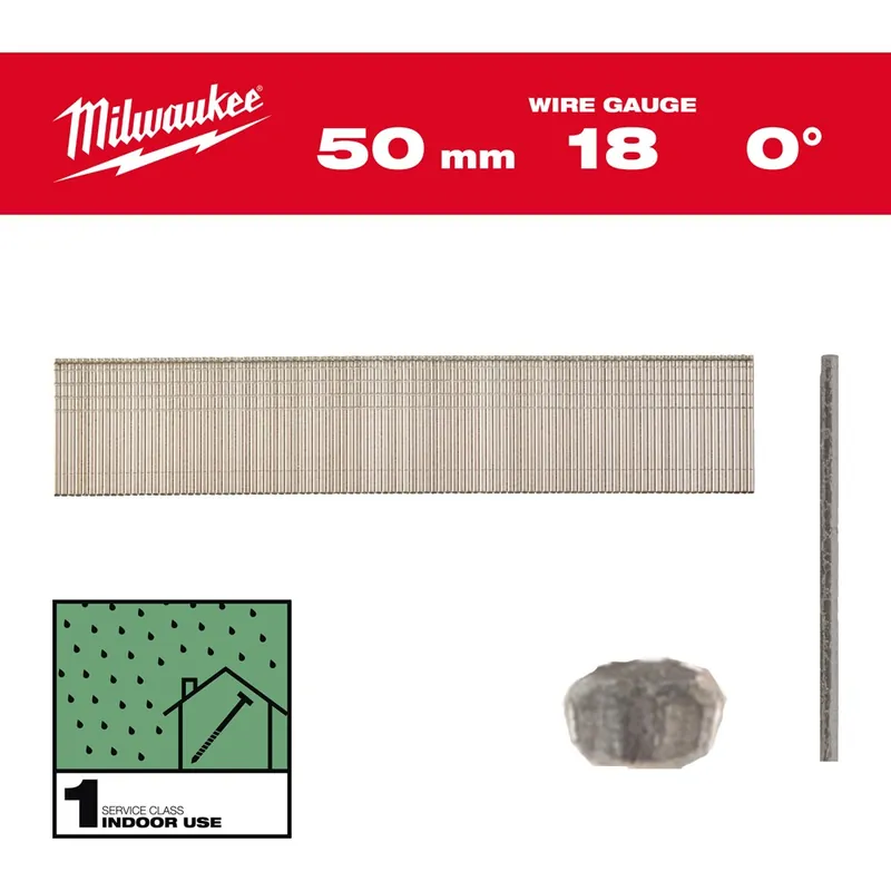 Speciale Aanbieding brads recht gegalvaniseerd milwaukee