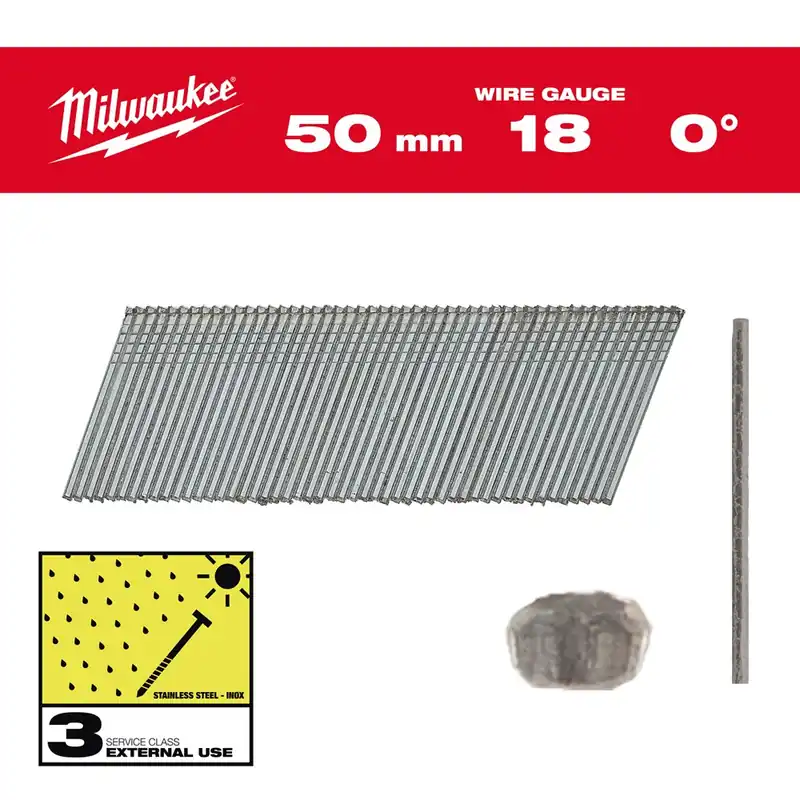 Betaalbaar brads recht rvs milwaukee