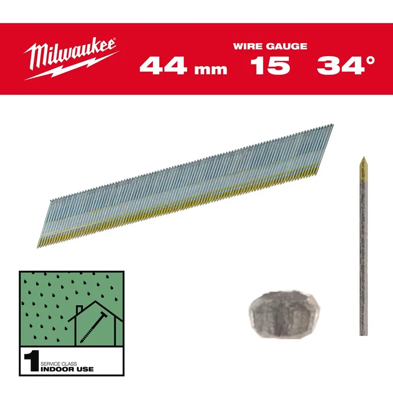 Uitverkoop D-kopnagels schuin ring gegalv milwaukee