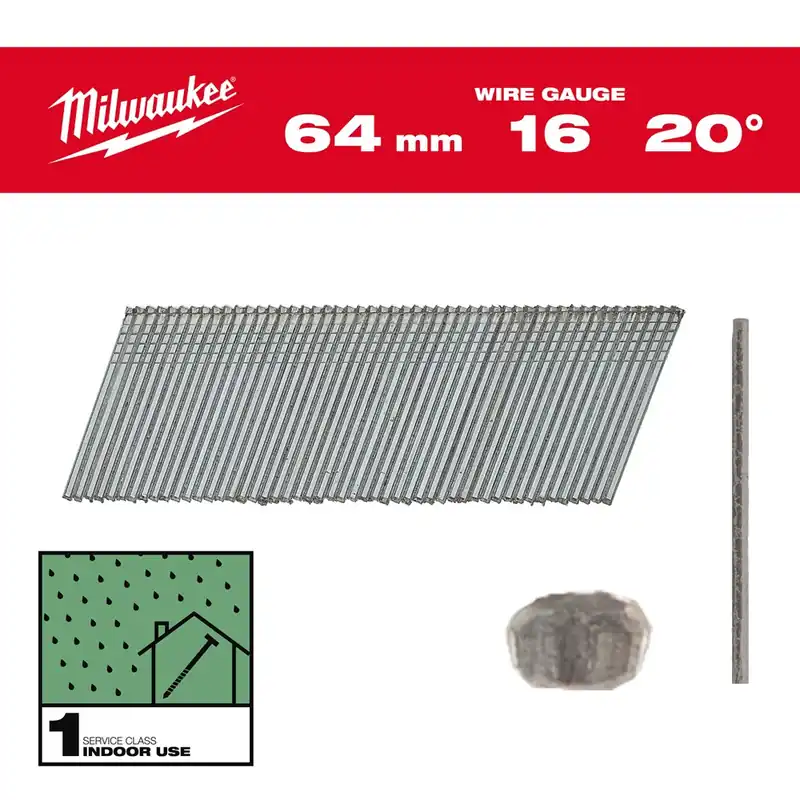 Speciale Aanbieding brads schuin gegalvaniseerd milwaukee