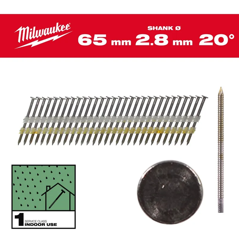 Dagaanbieding draadnagels blank milwaukee