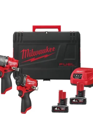 Snelle Levering accu combiset milwaukee 4.0Ah/12.0V