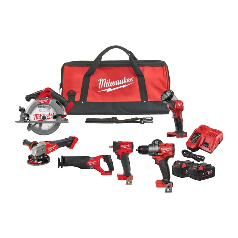 Beste Prijs accu combiset milwaukee 5.0Ah/18.0V