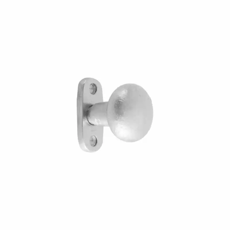 Betrouwbaar knopkruk mat wit brons