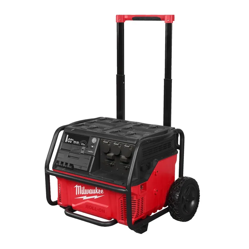 Weekendaanbieding mobiele stroomvoorziening milwaukee
