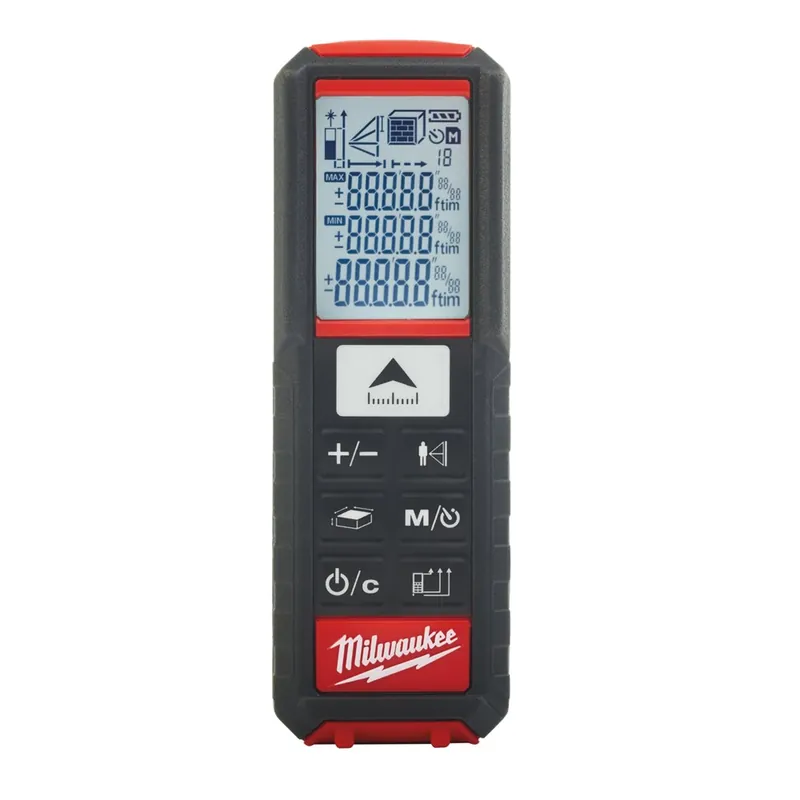 Gecertificeerd laserafstandmeter rood milwaukee