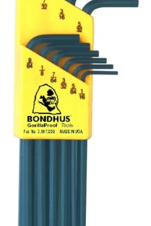Tijdelijk Beschikbaar inbussleutelset lang kogel bondhus