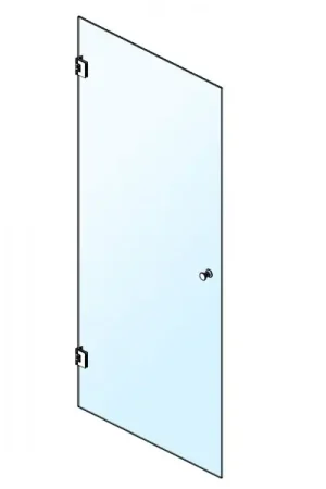 Beperkt Aanbod Glazen douchedeur 8mm x 800mm x 1800mm