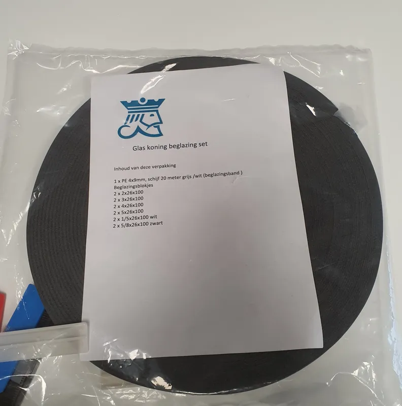Betrouwbaar Beglazingsset 3mm grijs